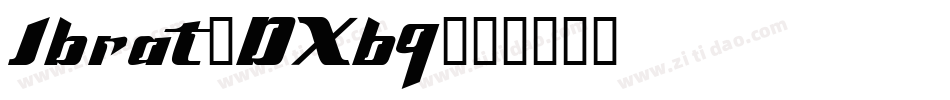 Ibrat-DX69字体转换