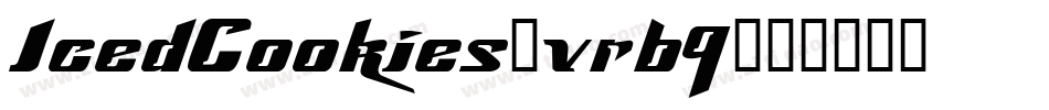 IcedCookies-vr69字体转换