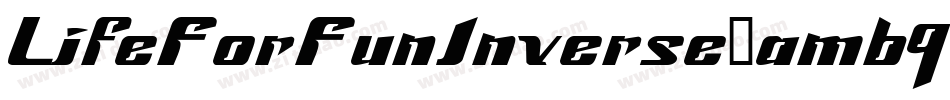 LifeForFunInverse-am69字体转换