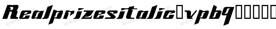 Realprizesitalic-vp69字体转换