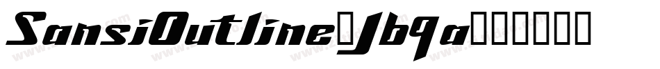 SansiOutline-J69a字体转换