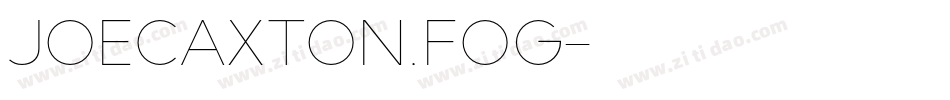 JoeCaxton.fog字体转换