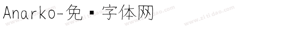 Anarko字体转换