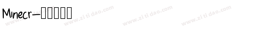 Minecr字体转换