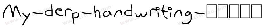 My-derp-handwriting字体转换