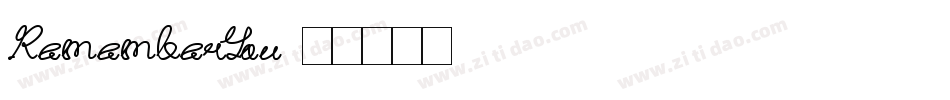 RememberYou字体转换