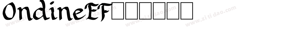 OndineEF字体转换