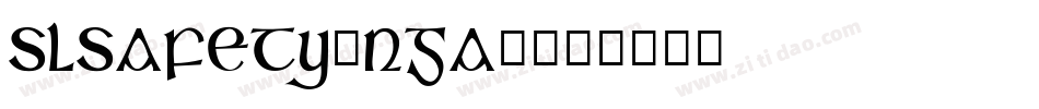 SlSafety-ngA0字体转换