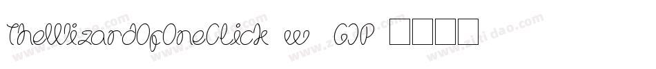TheWizardOfOneClick-w1GJP字体转换 TheWizardOfOneClick-w1GJP字体转换