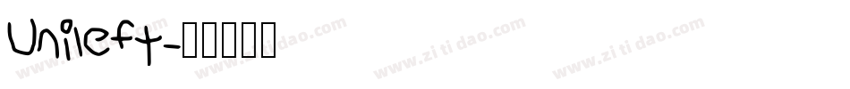Unileft字体转换