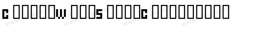 ChollaWideSmallCaps字体转换