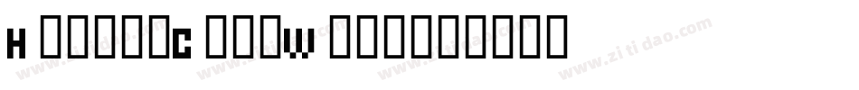 HardinCapsWide字体转换