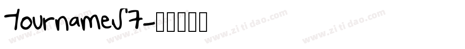 YournameS7字体转换