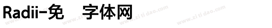 Radii字体转换