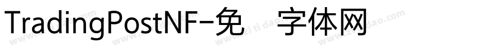 TradingPostNF字体转换