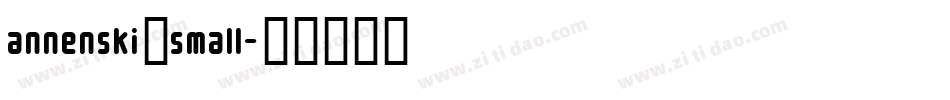 annenski_small字体转换