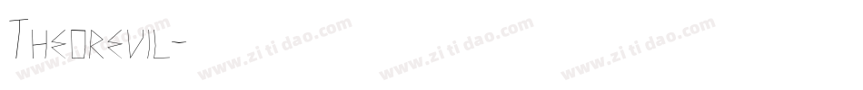 Theorevil字体转换