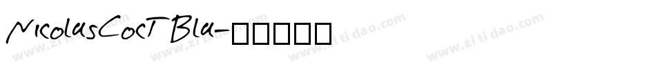 NicolasCocTBla字体转换