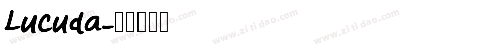 Lucuda字体转换
