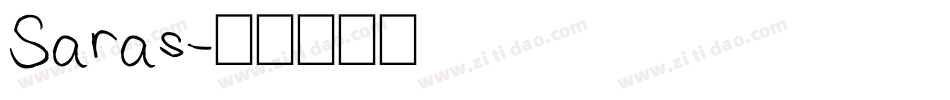 Saras字体转换