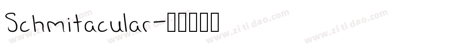 Schmitacular字体转换