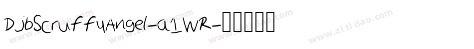 DjbScruffyAngel-a1WR字体转换