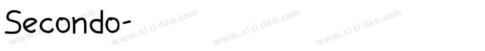 Secondo字体转换