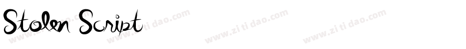 Stolen-Script字体转换
