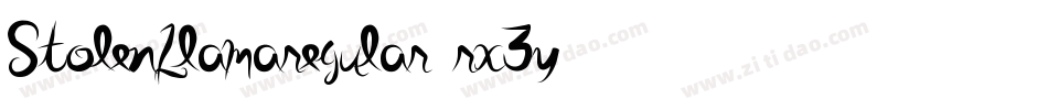 StolenLlamaregular-rx3y字体转换 StolenLlamaregular-rx3y字体转换