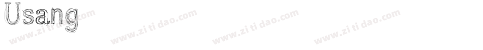 Usang字体转换