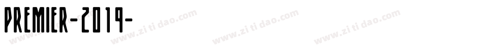 Premier-2019字体转换