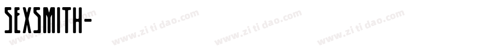 Sexsmith字体转换