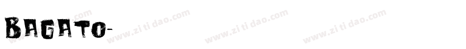 Bagato字体转换