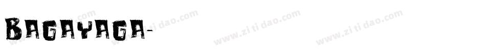 Bagayaga字体转换
