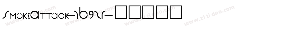 SmokeAttack-7B9ZR字体转换