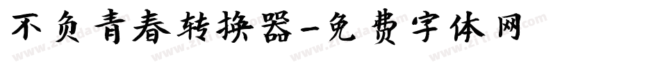 不负青春转换器字体转换
