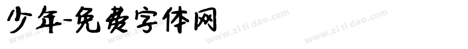 少年字体转换