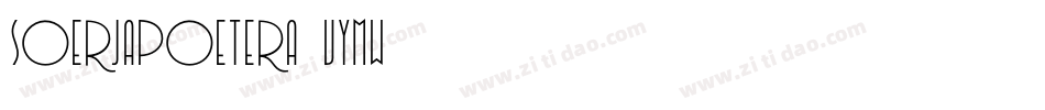 Soerjapoetera-Vymw字体转换