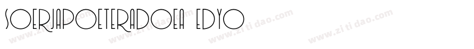 SoerjapoeteraDoea-eDYO字体转换