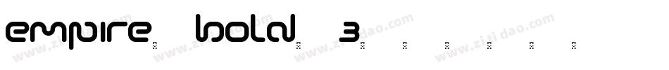 Empire-Bold-3字体转换