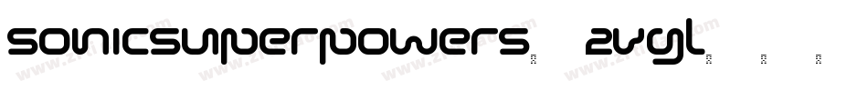 SonicSuperpowers-2vGl字体转换