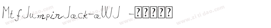 MtfJumpinJack-aWJ9字体转换