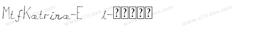 MtfKatrina-E95l字体转换