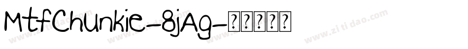 MtfChunkie-8jAg字体转换