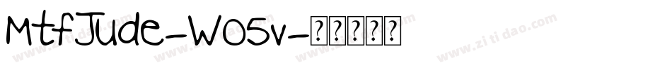 MtfJude-W05v字体转换
