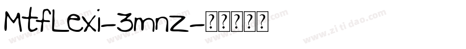 MtfLexi-3mnz字体转换