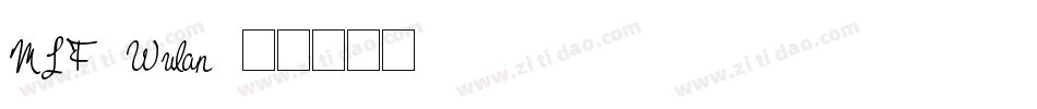 MTF-Wulan字体转换