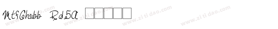 MtfChubb-Rd5A字体转换