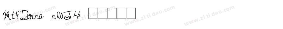 MtfDonna-nXJ4字体转换