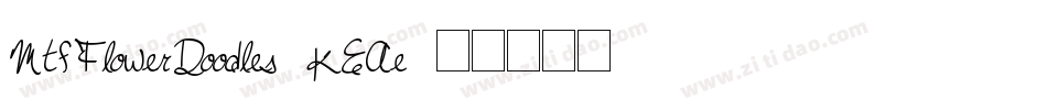 MtfFlowerDoodles-KEAe字体转换